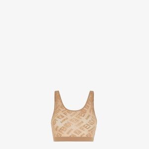 Skims X FENDI HOSIERY BRALETTE in California color